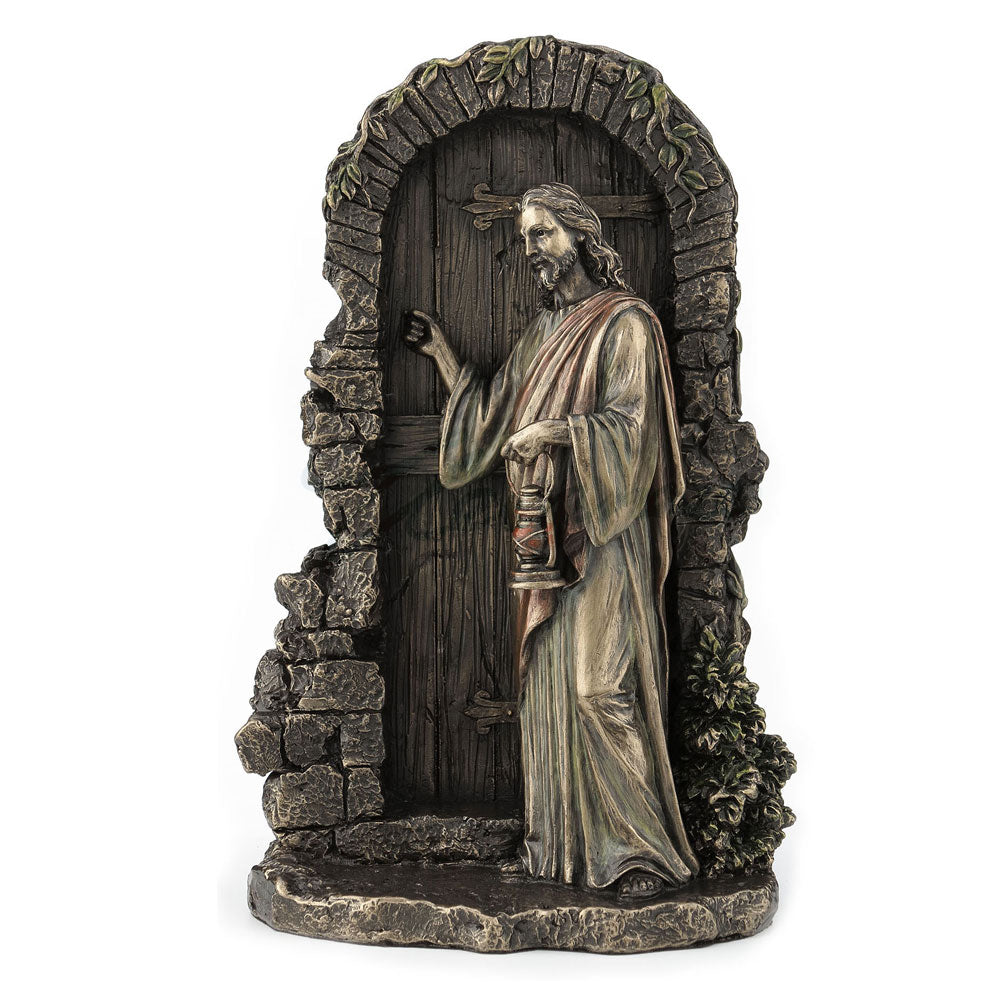 Jesus Standing at the Door - Bronze Style