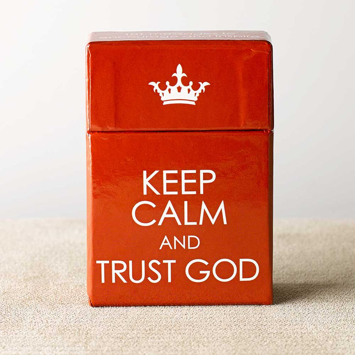 Keep Calm and Trust God Box of Blessings