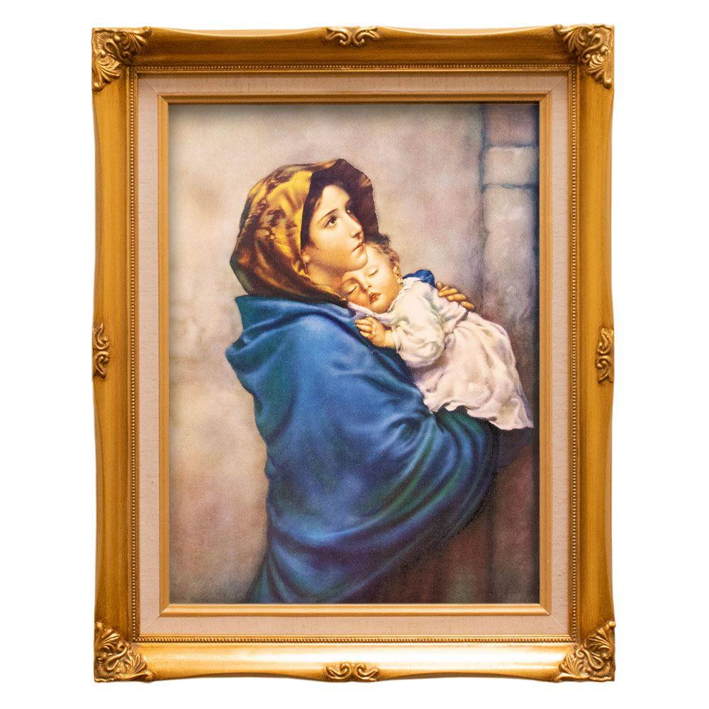 20" Gold Frame Madonna of the Streets Art