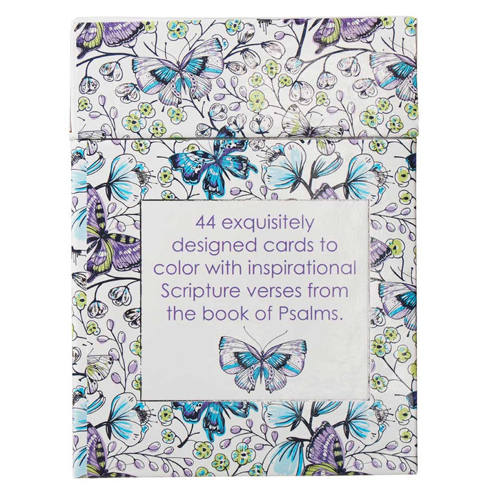 Psalms In Color Coloring Cards