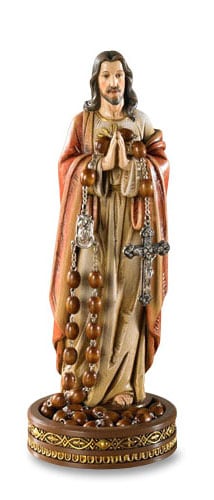 8.5" Sacred Heart Rosary Holder