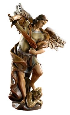 4" Saint Michael Statue