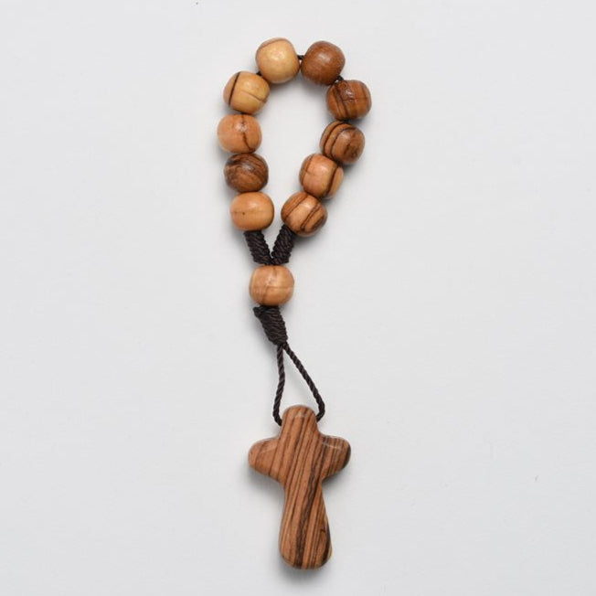 12mm Single Decade Olive Wood Rosary