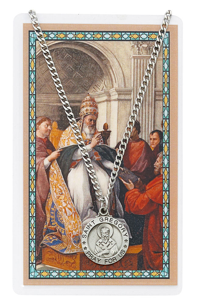 St. Gregory Card/Medal