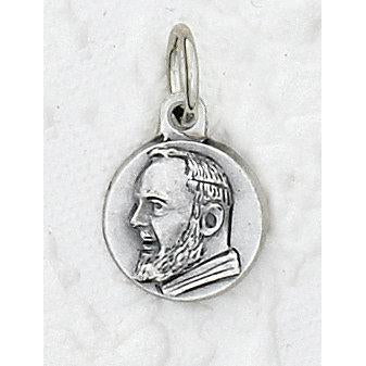 St Padre Pio Round Bracelet Medal