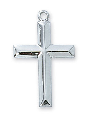 Sterling Silver Cross on 18" Chain