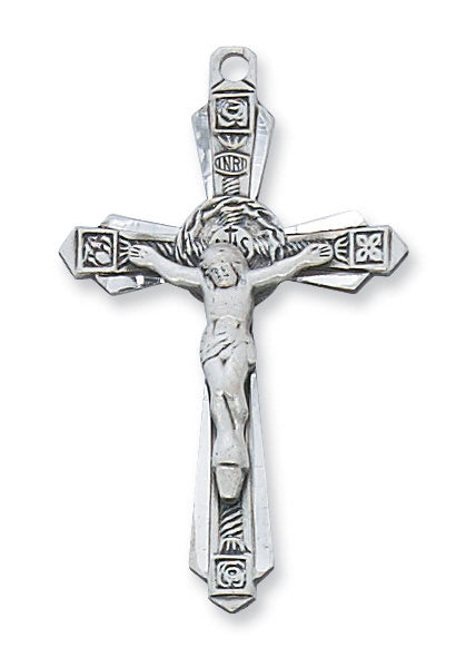 Sterling Silver Crucifix on 24" Chain