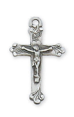 Sterling Silver Crucifix with 18" Chain