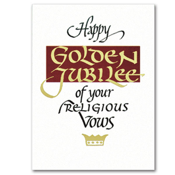 Religious Profession Anniversary Card