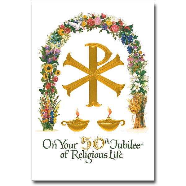 On Your 50th Jubilee of Religious Life