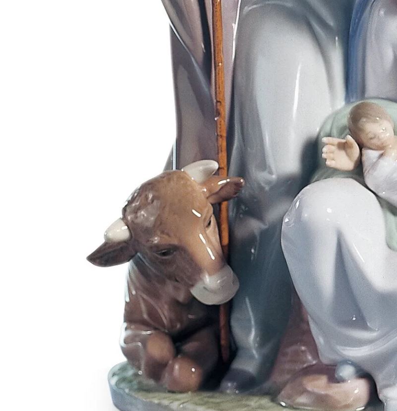 Lladro™ 14.9" Joyful Event Nativity Porcelain Statue