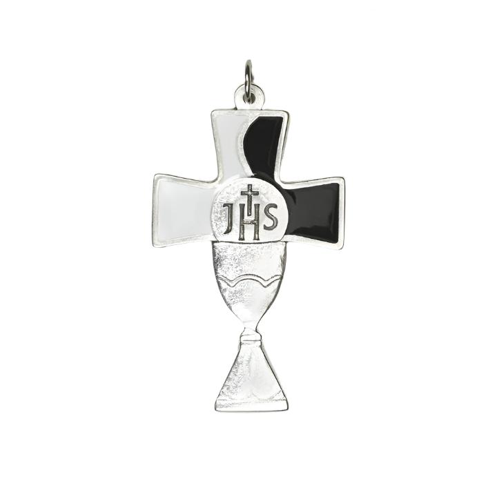 Traditional Enameled Communion Cross