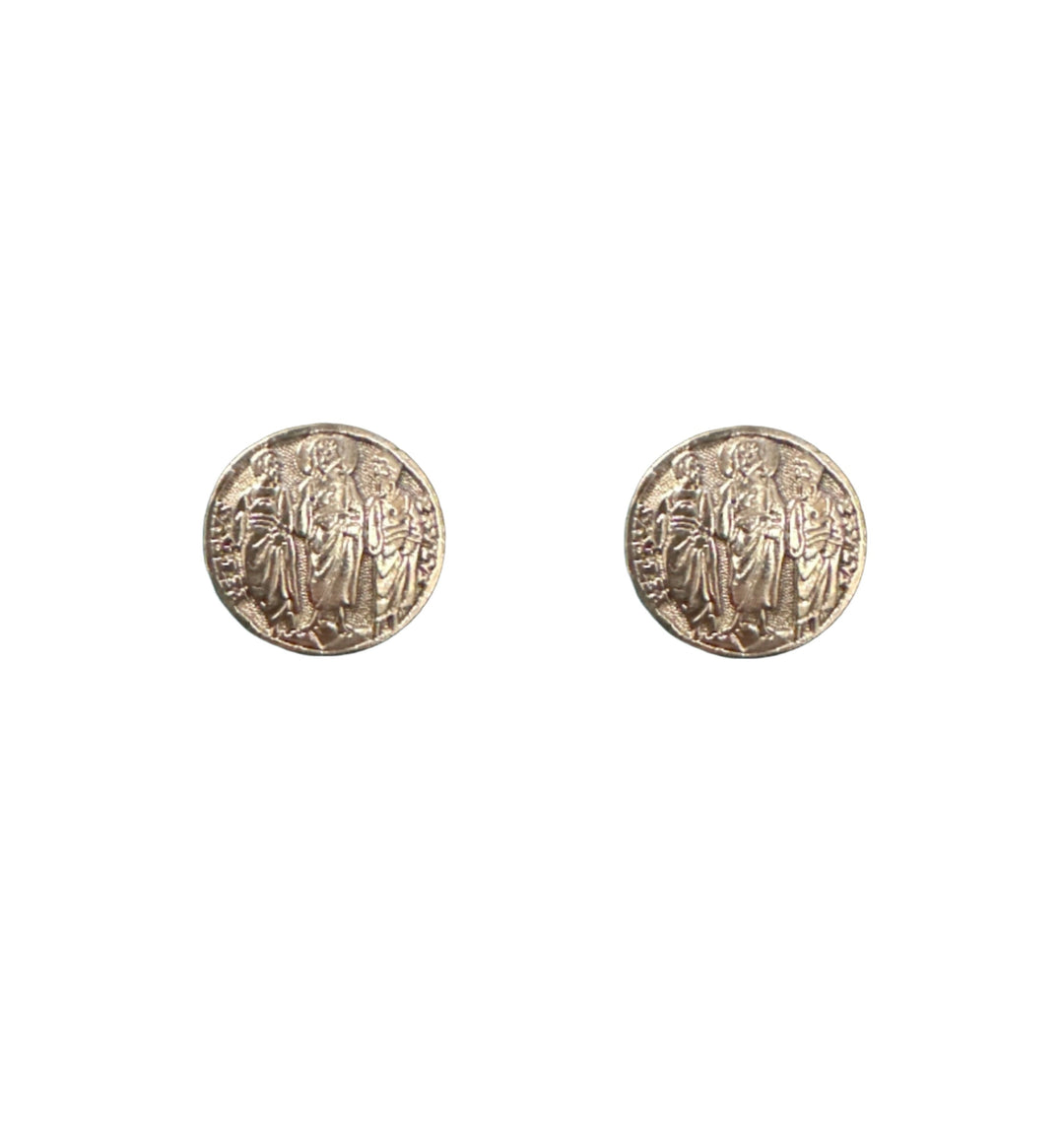 Apostles Silver Cufflinks