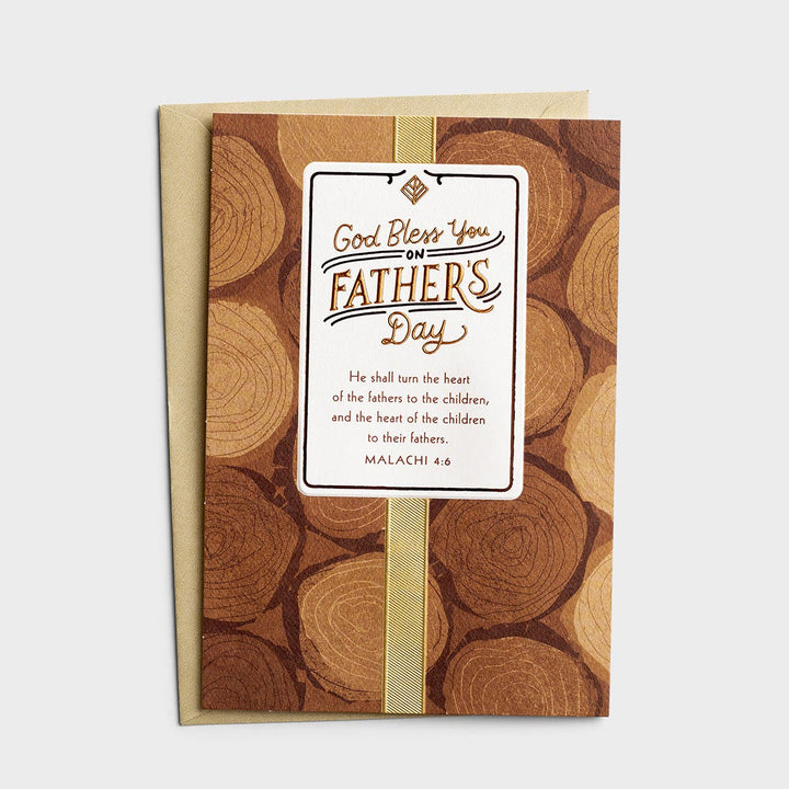 God Bless You on Father's Day Greeting Card