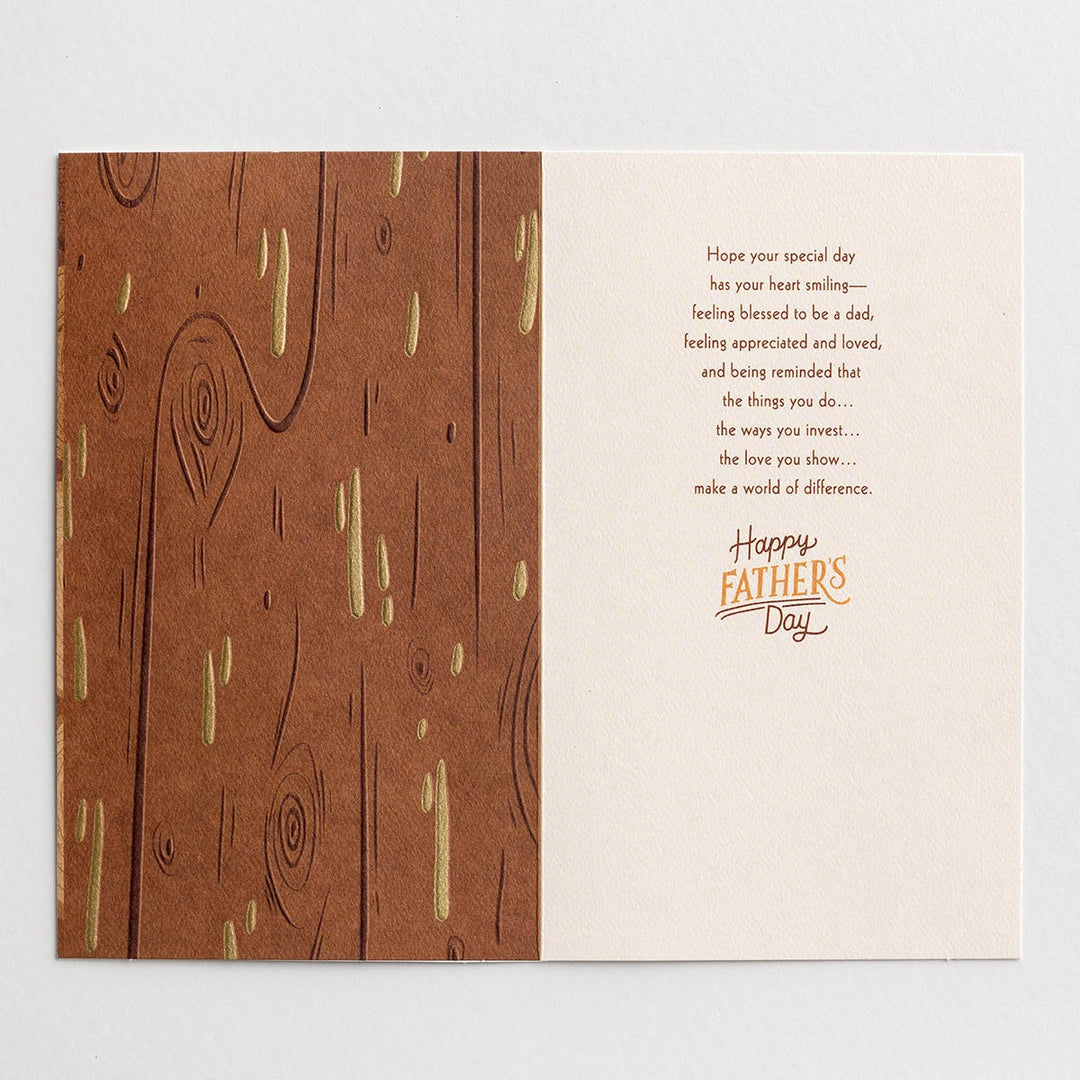 God Bless You on Father's Day Greeting Card