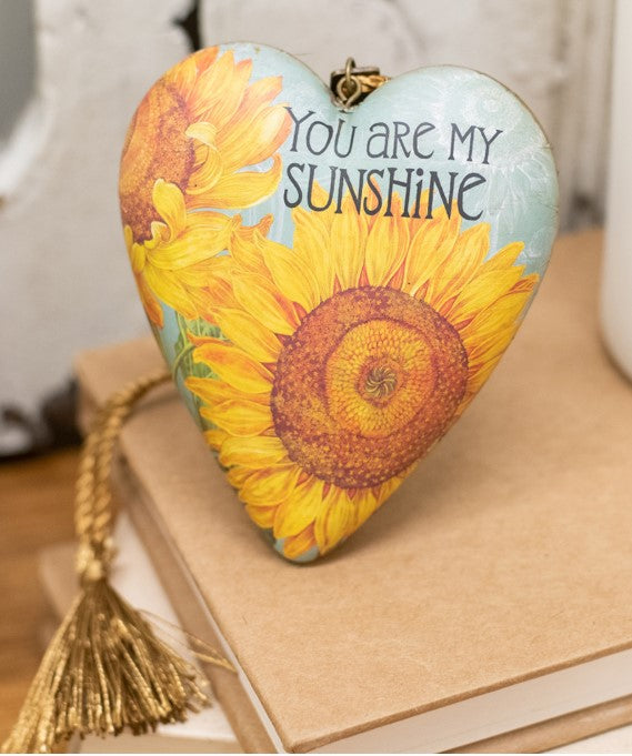 You Are My Sunshine Art Heart