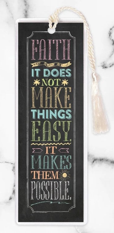 Faith Tasseled Bookmark