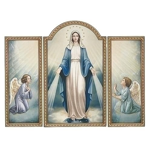 20" Our Lady of Grace Triptych Panel