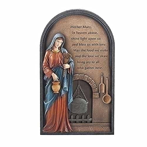 9.25" Kitchen Madonna Decorative Wall Plaque