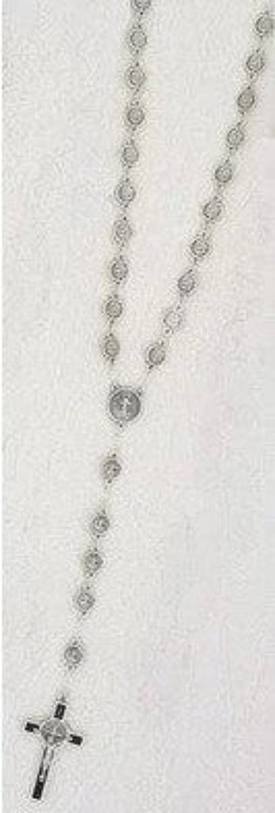 24" 8mm St. Benedict Medal Rosary