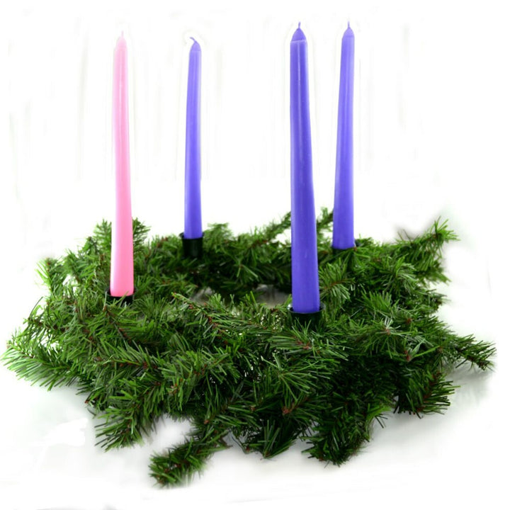 12" Evergreen Advent Wreath