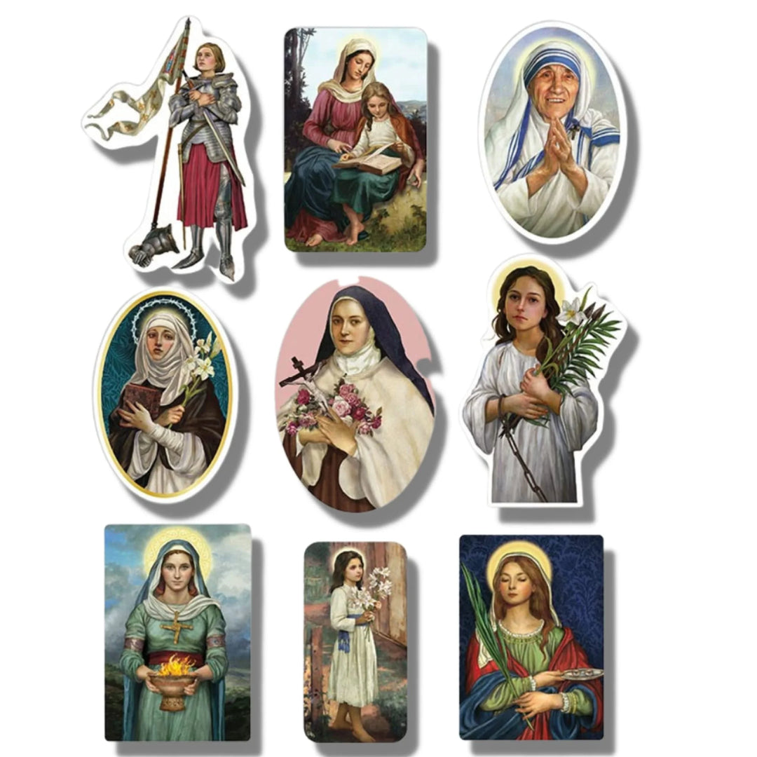 Saints for Girls Sticker Pack