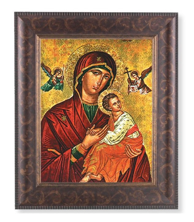 11.25" x 13.25" Art Deco Frame with Our Lady of Passion Print