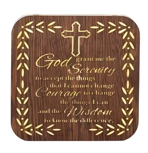 9" LED Serenity Plaque