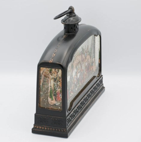 Confetti Lites Lighted Musical Swirl Nativity Village Lantern