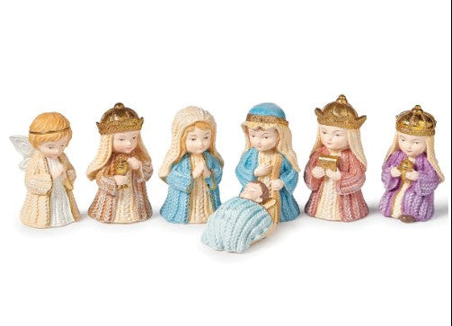 4" Knit Style Pageant Set with Display box