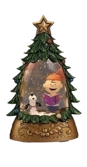 Lighted Peanuts Tree Snow Globe - Assorted