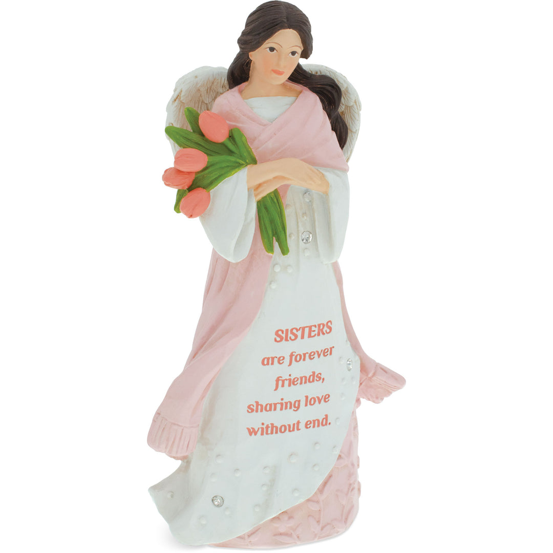 6" Heart of AngelStar® Relationship Angel Statue - Sister