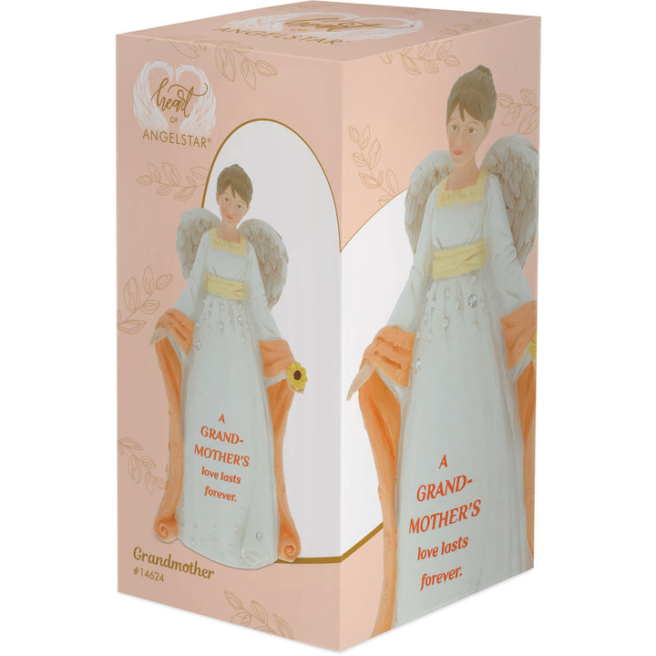 6" Heart of AngelStar® Relationship Angel Statue - Grandmother