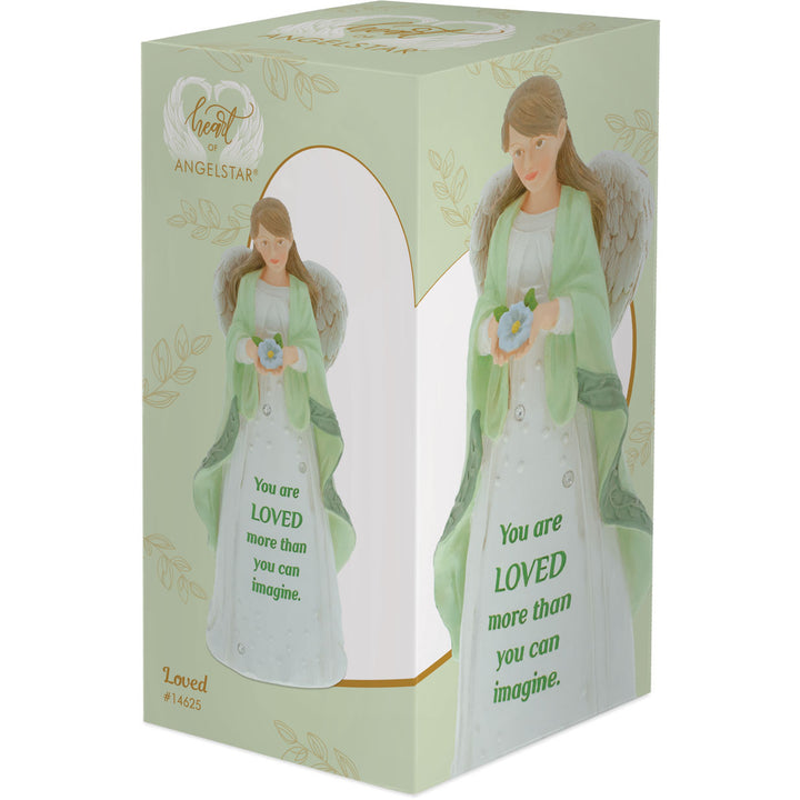 6" Heart of AngelStar® Relationship Angel Statue - Loved