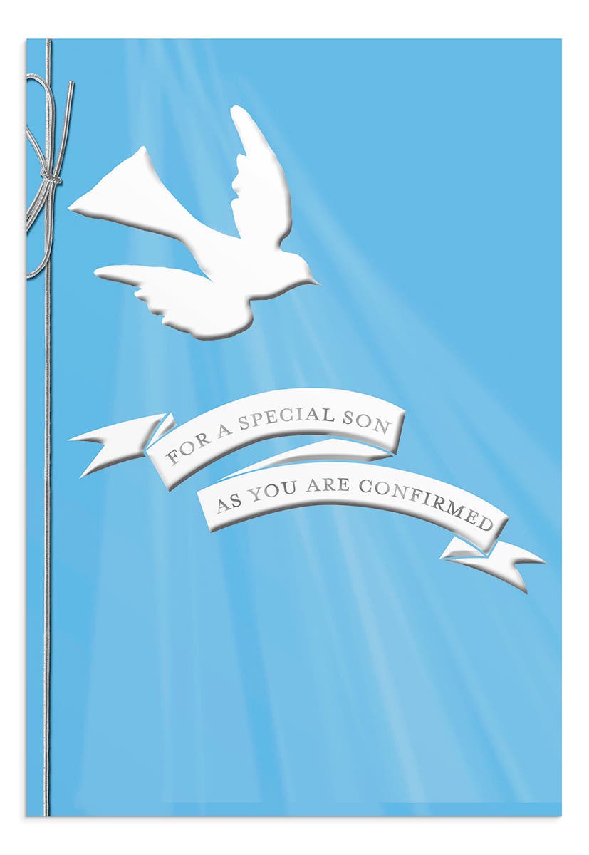 For A Special Son - Confirmation Card