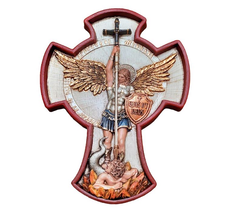 16" Archangel Michael Plaque