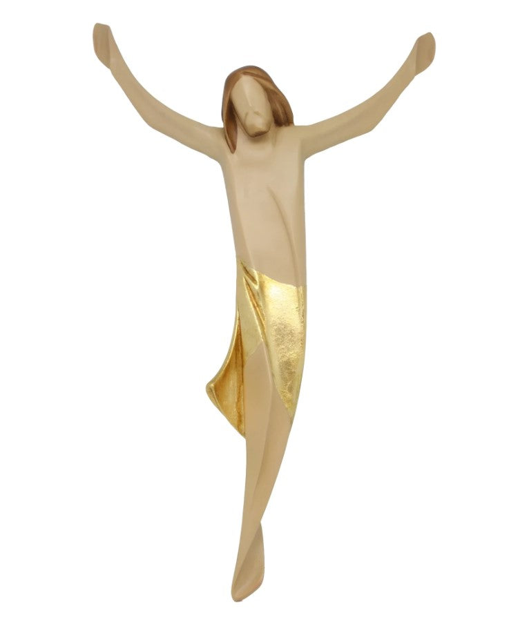 7" Hand-Carved Wooden Stylized Ascension Christ