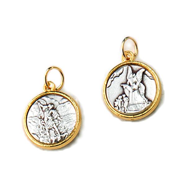 1/2 " Double-sided Silver/Gold Tone Medals