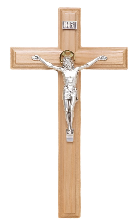 9" Maple Crucifix