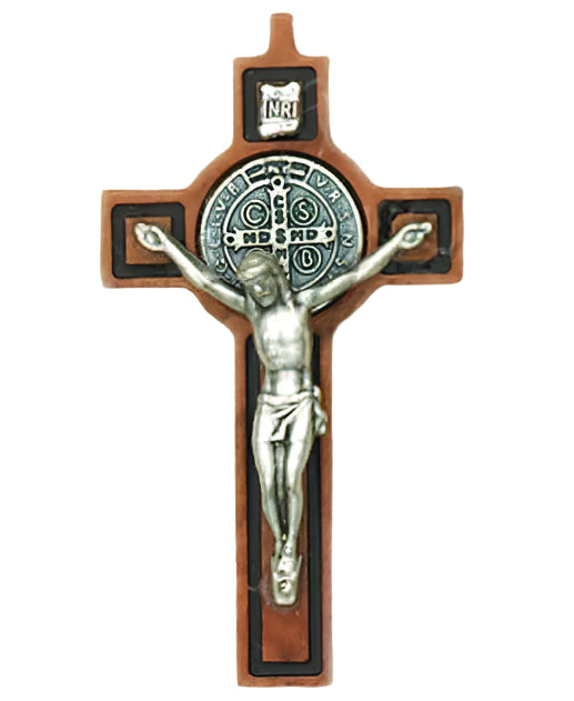 2.5" Wooden St. Benedict Crucifix with Cord