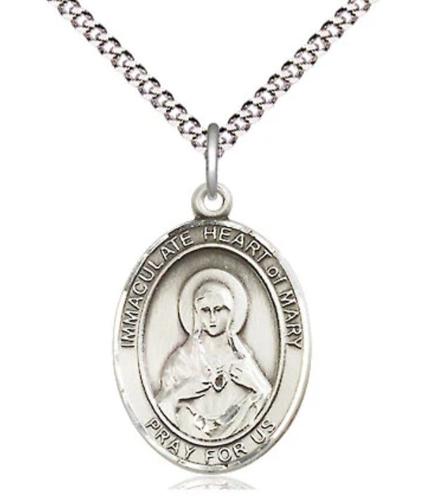 24" Immaculate Heart of Mary Necklace