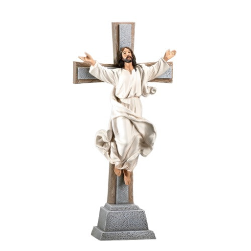 15" Risen Christ Crucifix