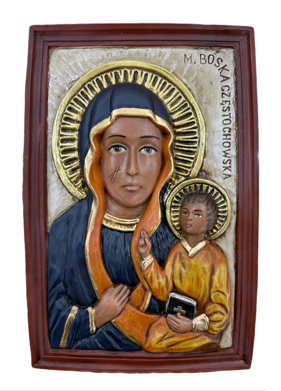 12" Our Lady of Czestochowa Plaque