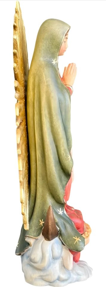 5.25" Maple Wood Our Lady of Guadalupe Statue