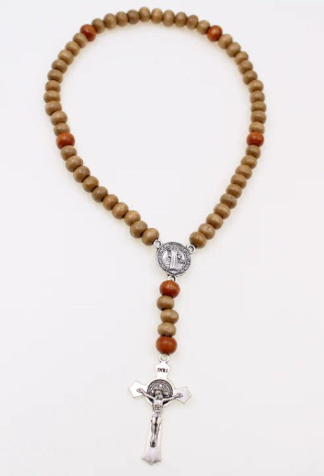 3mm Wood Stretch Auto Rosary