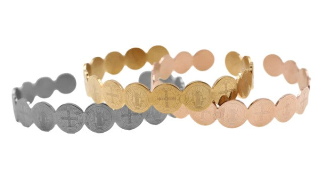 St. Benedict Stainless Steel Bracelet