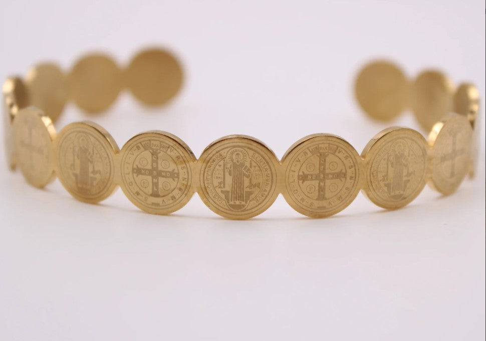 St. Benedict Stainless Steel Bracelet