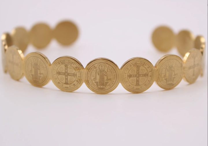 St. Benedict Stainless Steel Bracelet