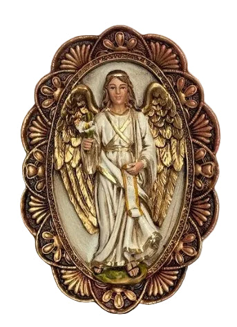 5.75" St. Gabriel Medallion Plaque