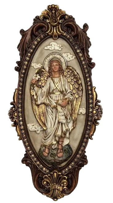 18.5" Archangel Gabriel Oval Medallion